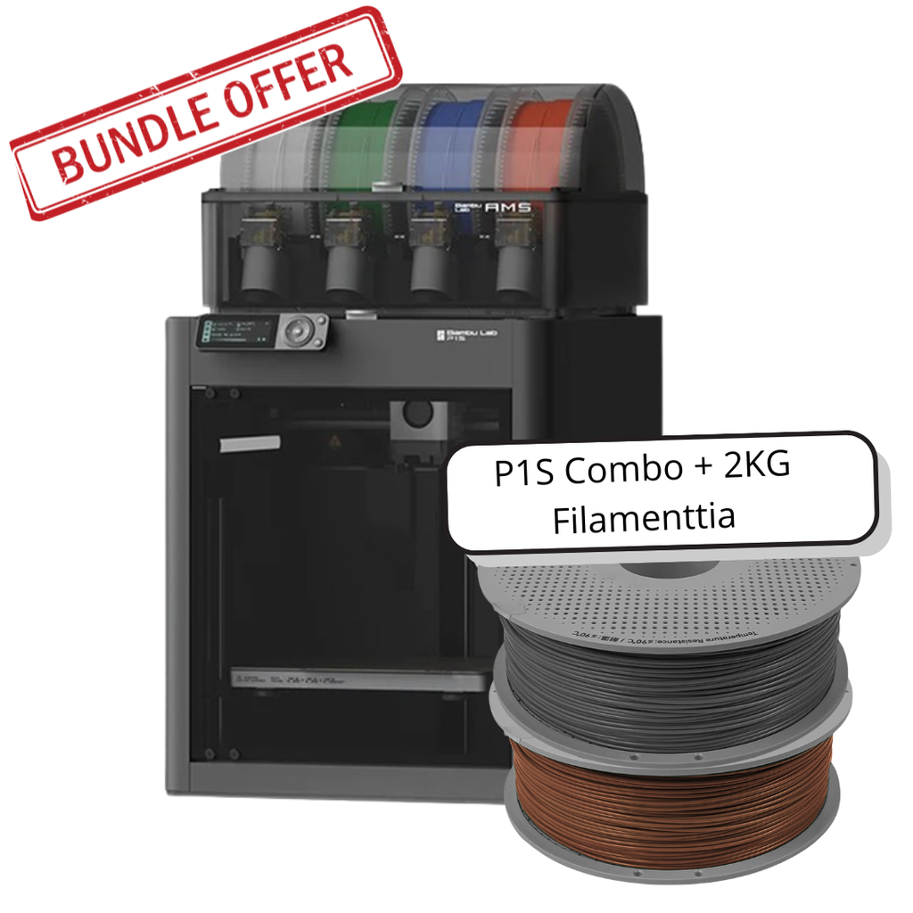 Bambu Lab P1S Bundle 3D-tulostin | Edullisesti 3Dkauppa.com